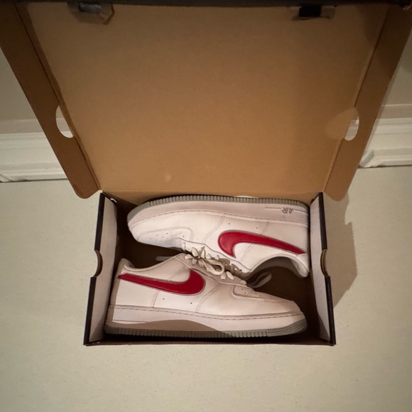 Nike Other - Nike Men’s Air Force 1 (White Grey Red)